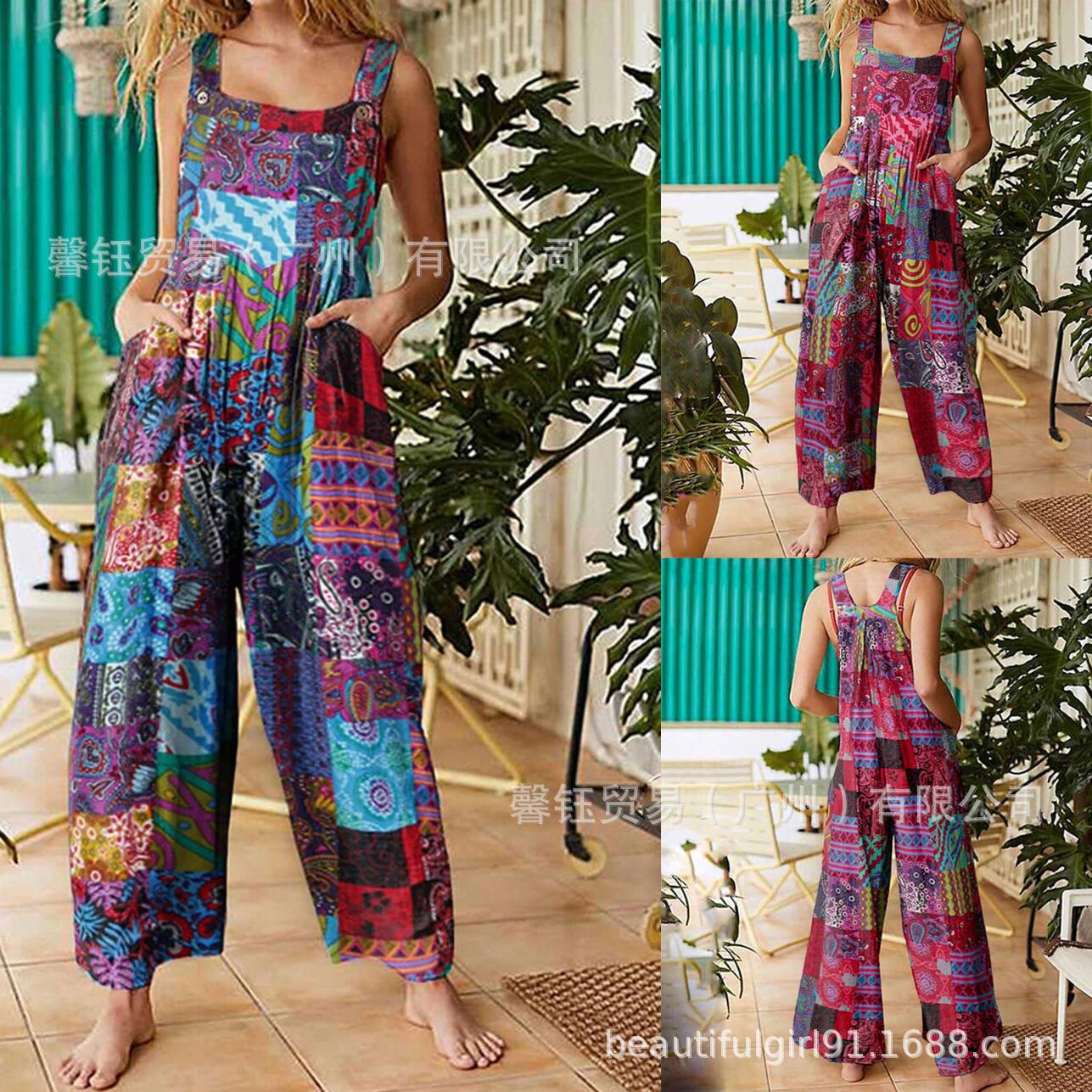 Bohemian Jumpsuit Tribal Patch – Jumpsuit Linen Relaxed Bewertung und Preis
