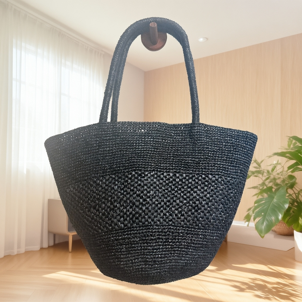 Large Capacity Raffia Straw Ba – Crochet Bag Raffia Bewertung und Preis