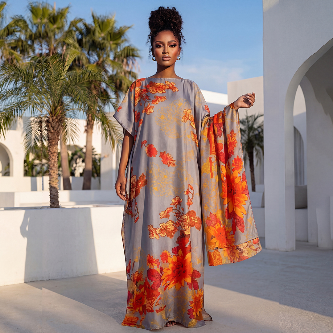 Summer Fashion African Shawl F – Romper Floral Print Bewertung und Preis