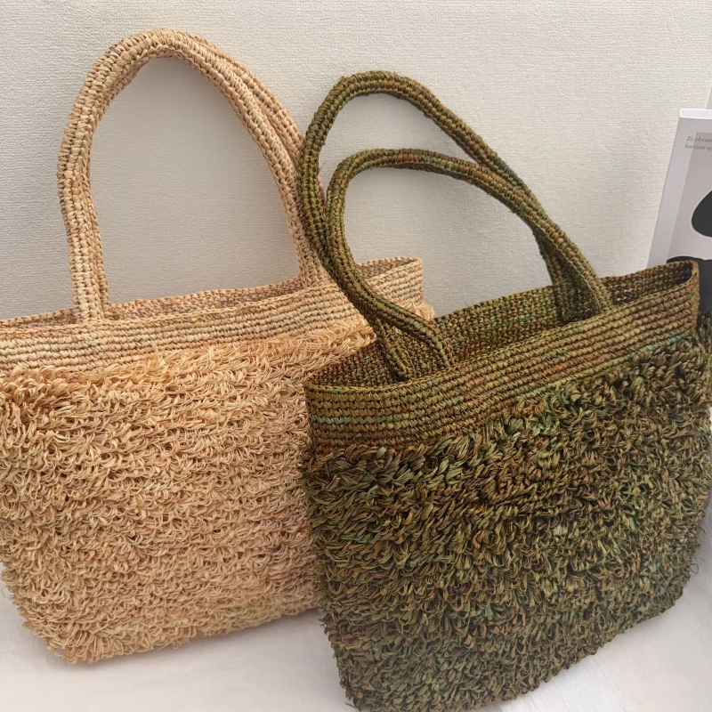 Raffia Hand-crocheted Shoulder – Crochet Bag Raffia Bewertung und Preis