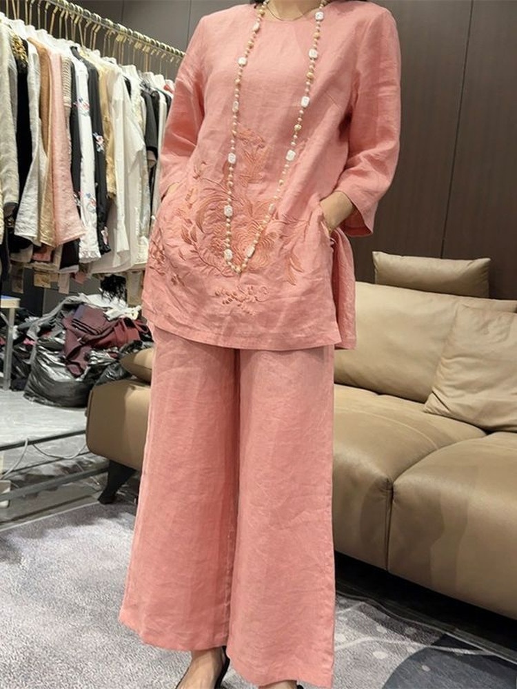 High-End Lightweight Cotton Li – Linen Pant Wide Bewertung und Preis