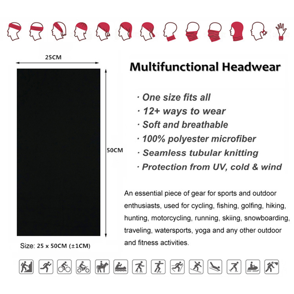 Seamless Solid Color Bandanas  – Headband Summer Knit Bewertung und Preis