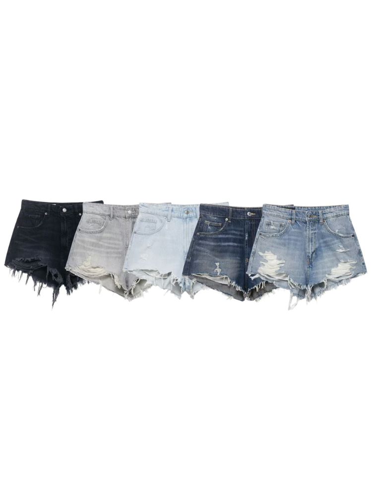HH Women's High Waisted Denim  – Shorts Denim Frayed Bewertung und Preis