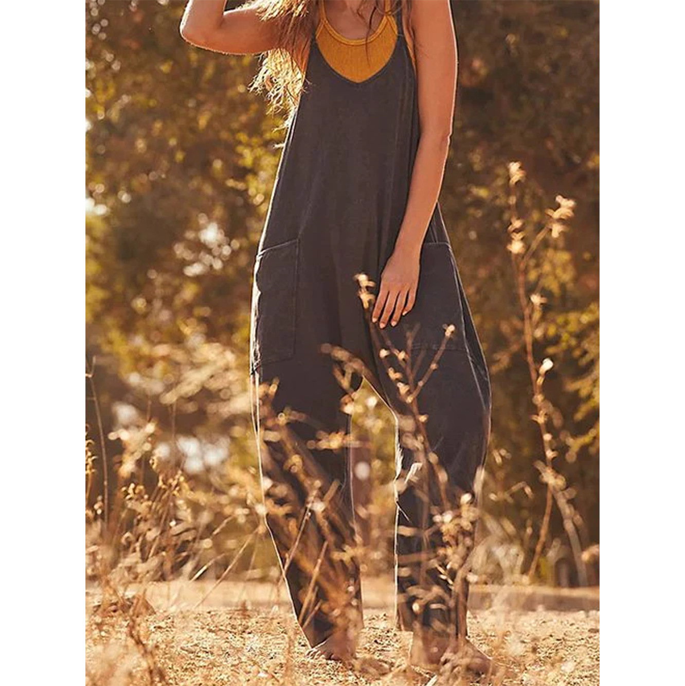Loose Summer Jumpsuit Casual   – Jumpsuit Linen Relaxed Bewertung und Preis