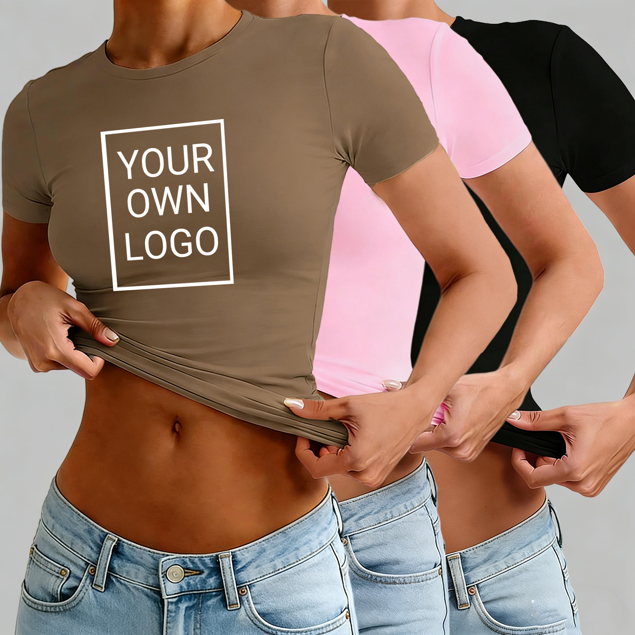Customized Logo Pattern Womens – Crop Top Crochet Bewertung und Preis