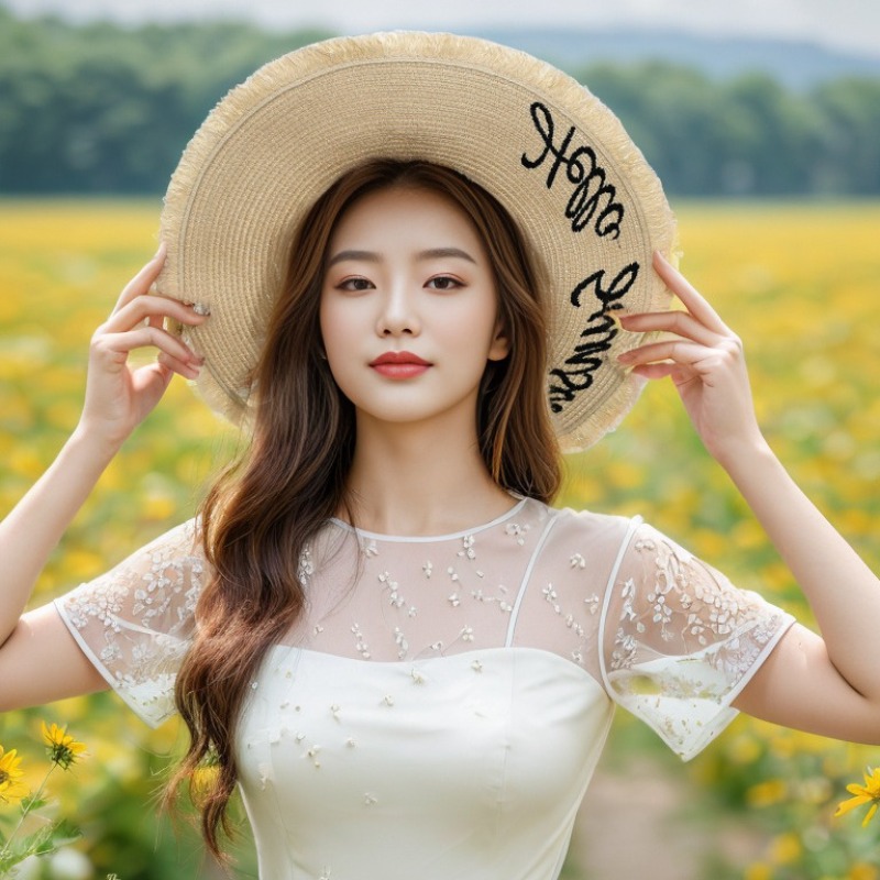 1pc Summer Floppy Beach Hats f – Hat Floppy Wide Bewertung und Preis