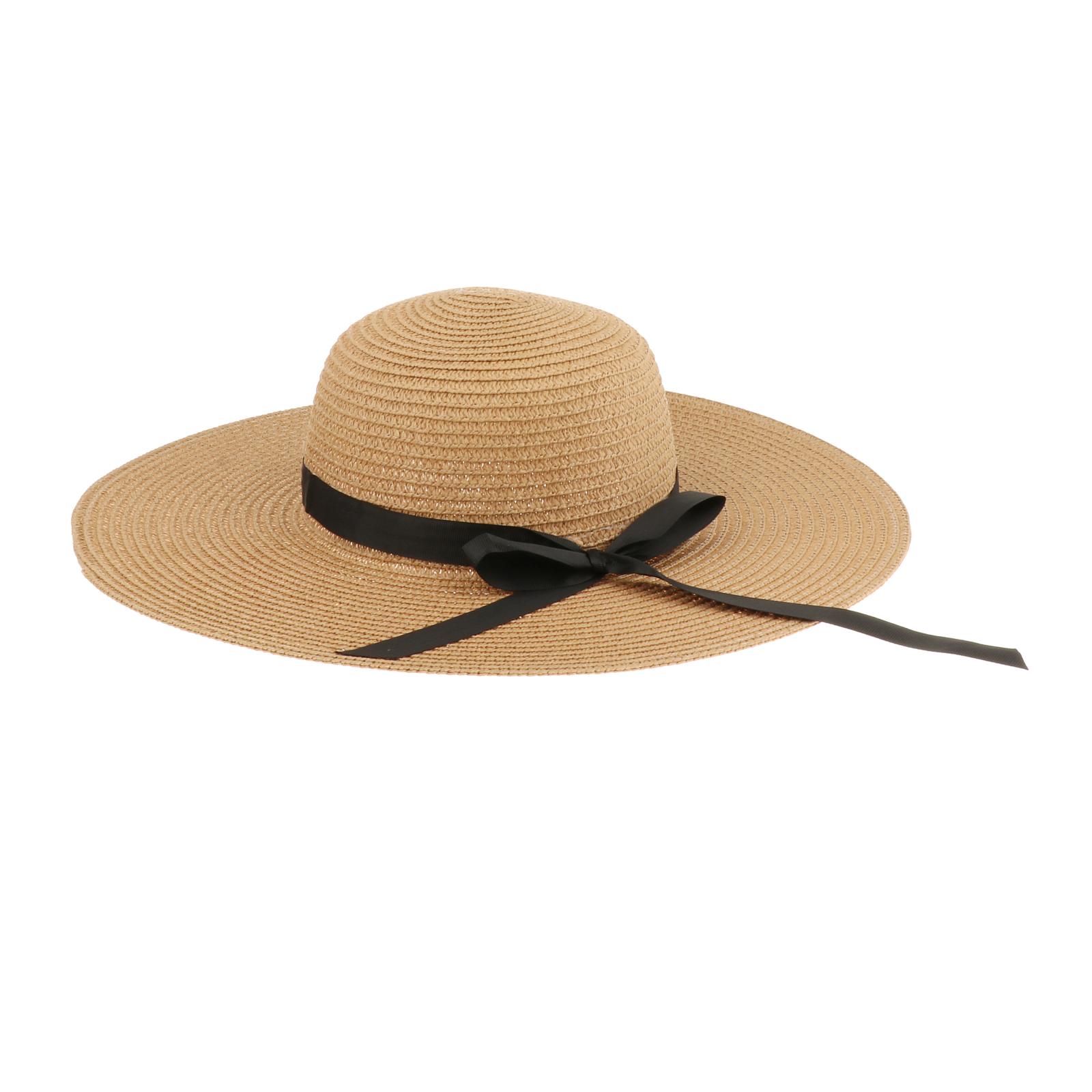 Women Wide Brim Straw Sun Hat  – Hat Floppy Wide Bewertung und Preis