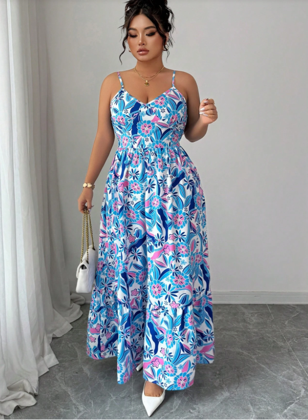 Plus Size Women's Floral Print – Romper Floral Print Bewertung und Preis