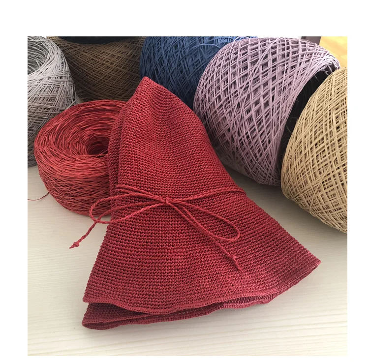 250g Thin Raffia Yarn Paper Gr – Crochet Bag Raffia Bewertung und Preis