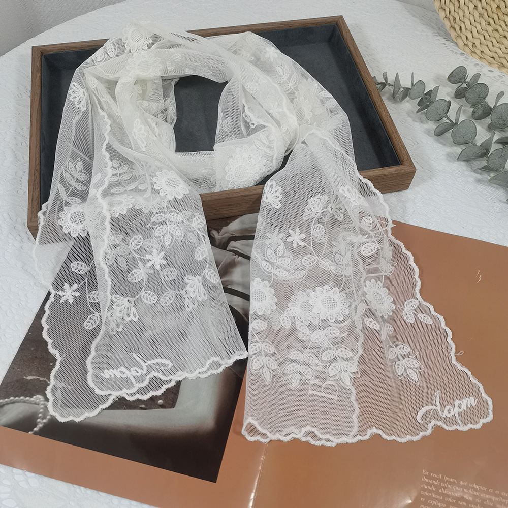 Lace Sunflower Silk Scarf Fair – Headband Summer Knit Bewertung und Preis