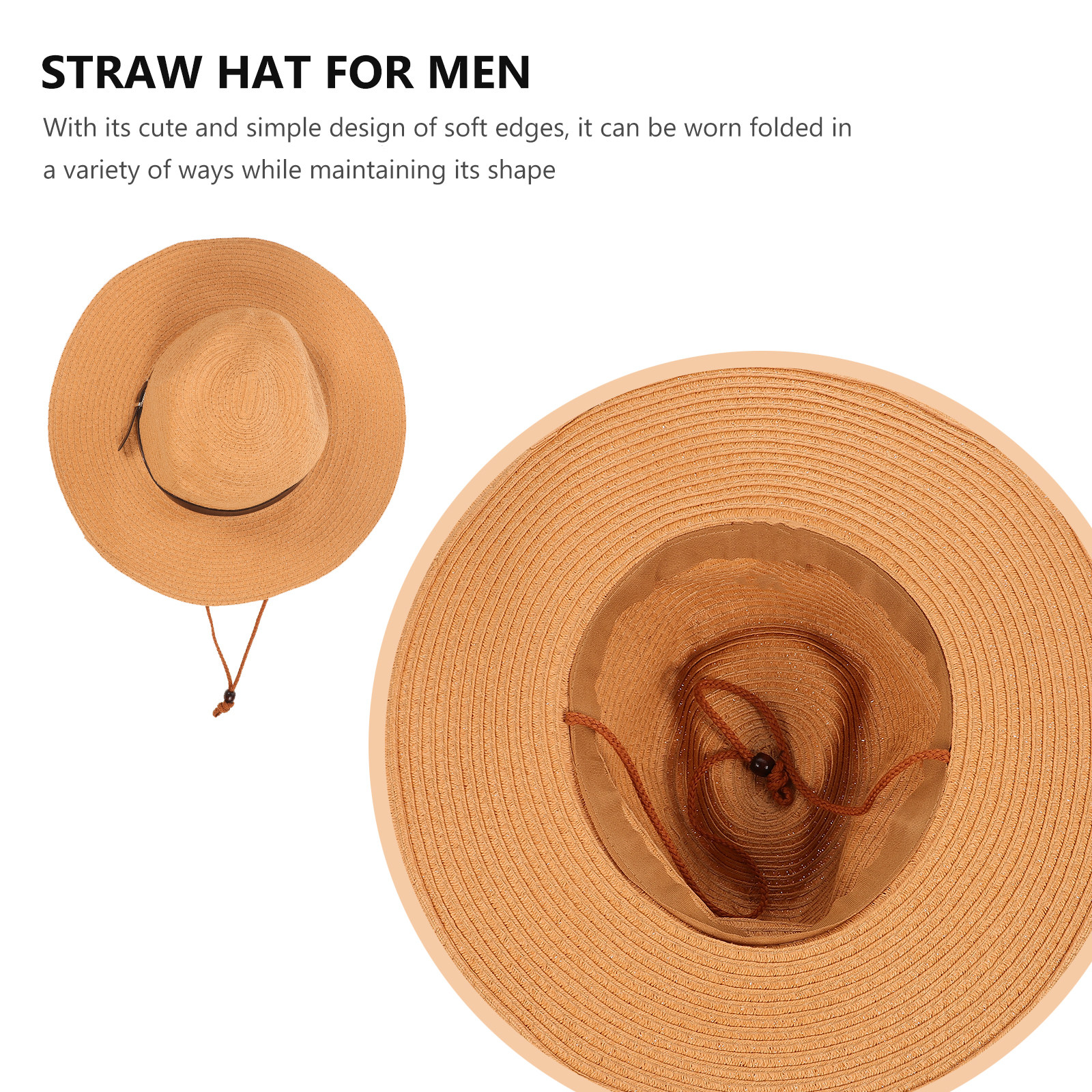 Men Wide Brim Straw Sun Hat Kh – Hat Floppy Wide Bewertung und Preis