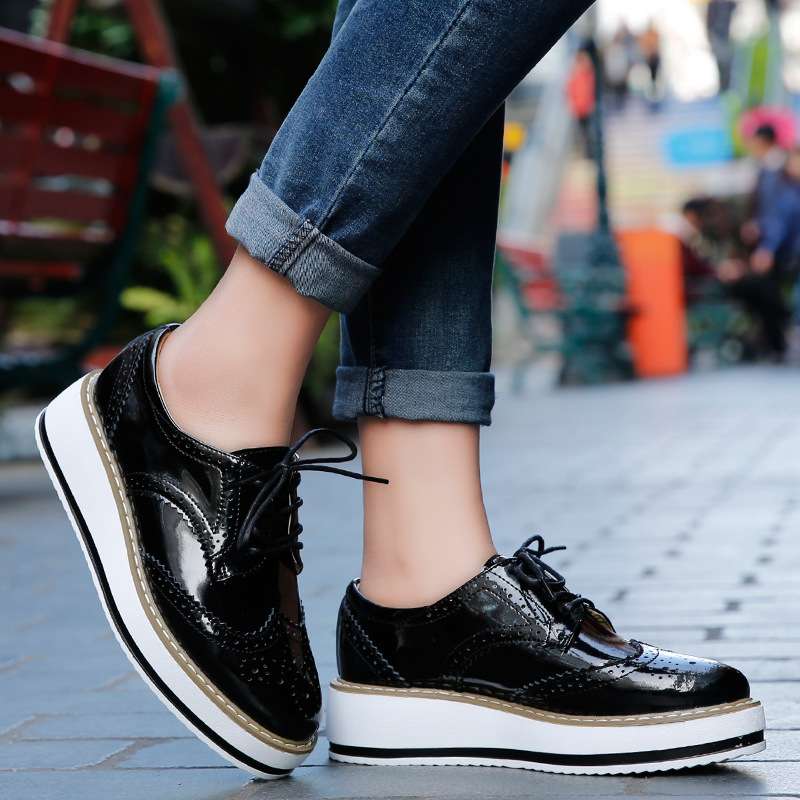 Women Loafers Shoes Leather Th – Wedge Espadrille Women Bewertung und Preis