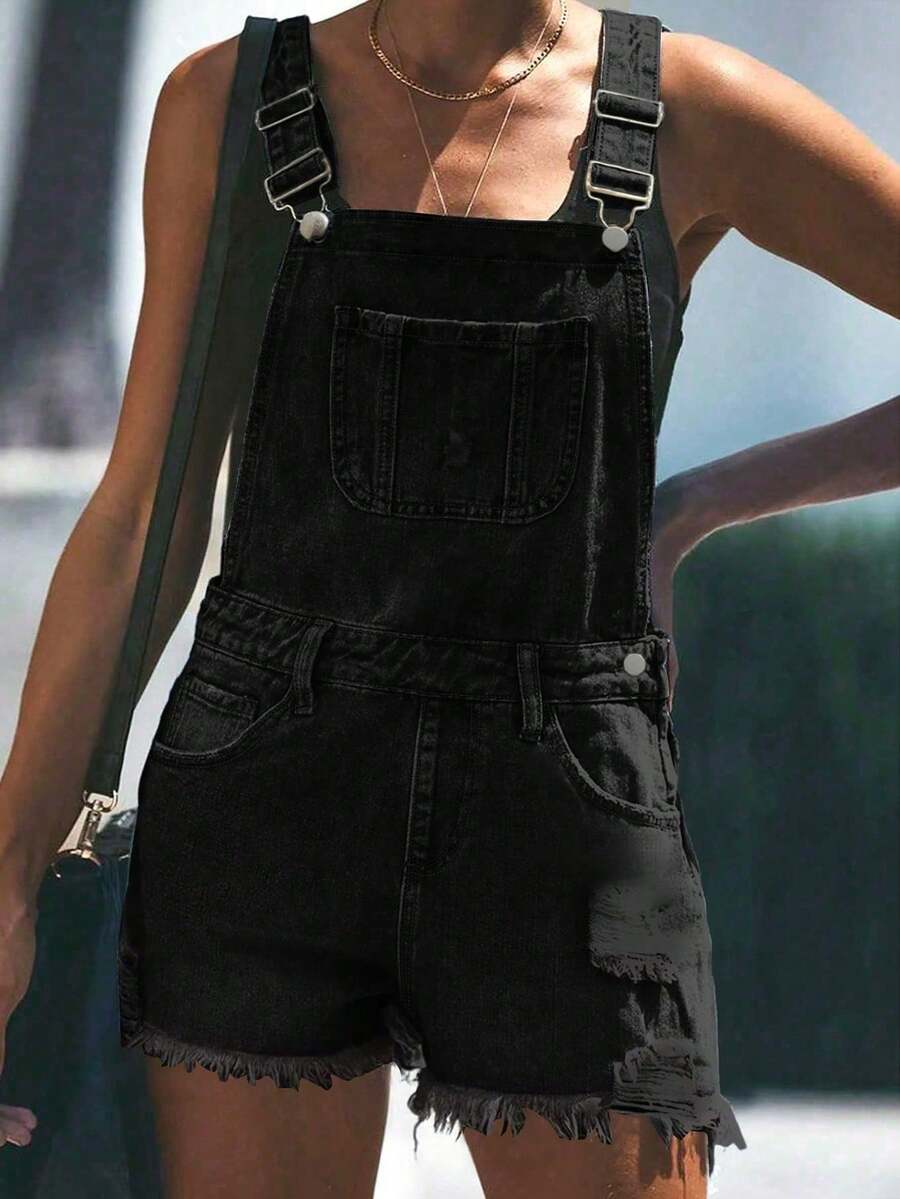 Womens White Distressed Denim  – Shorts Denim Frayed Bewertung und Preis