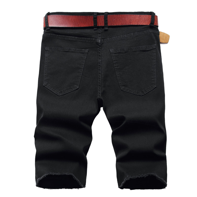 2026 Summer Men's Red Rose Emb – Shorts Denim Frayed Bewertung und Preis